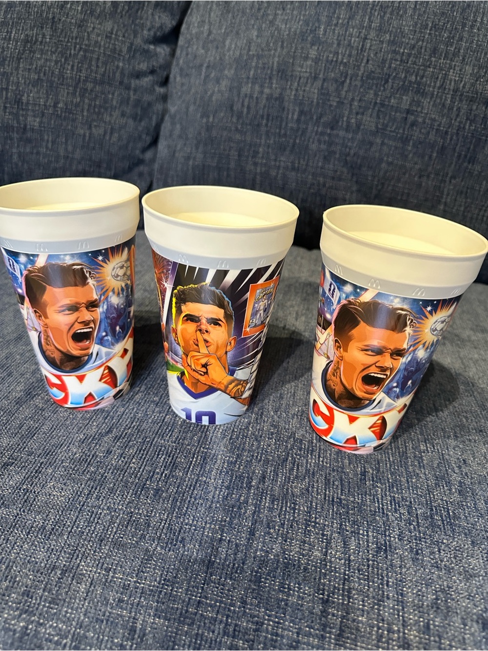 Set of 3 American team , FIFA World Cup Cups - Picture 7 of 9